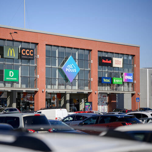 Pólus Center akadálymentesített bevásárlóközpont