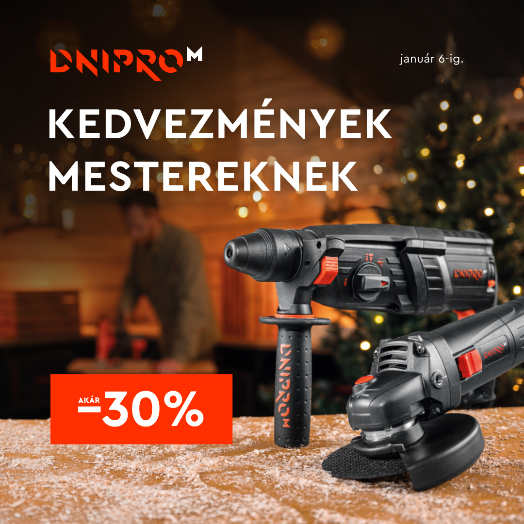 DNIPROm -30% Mestereknek