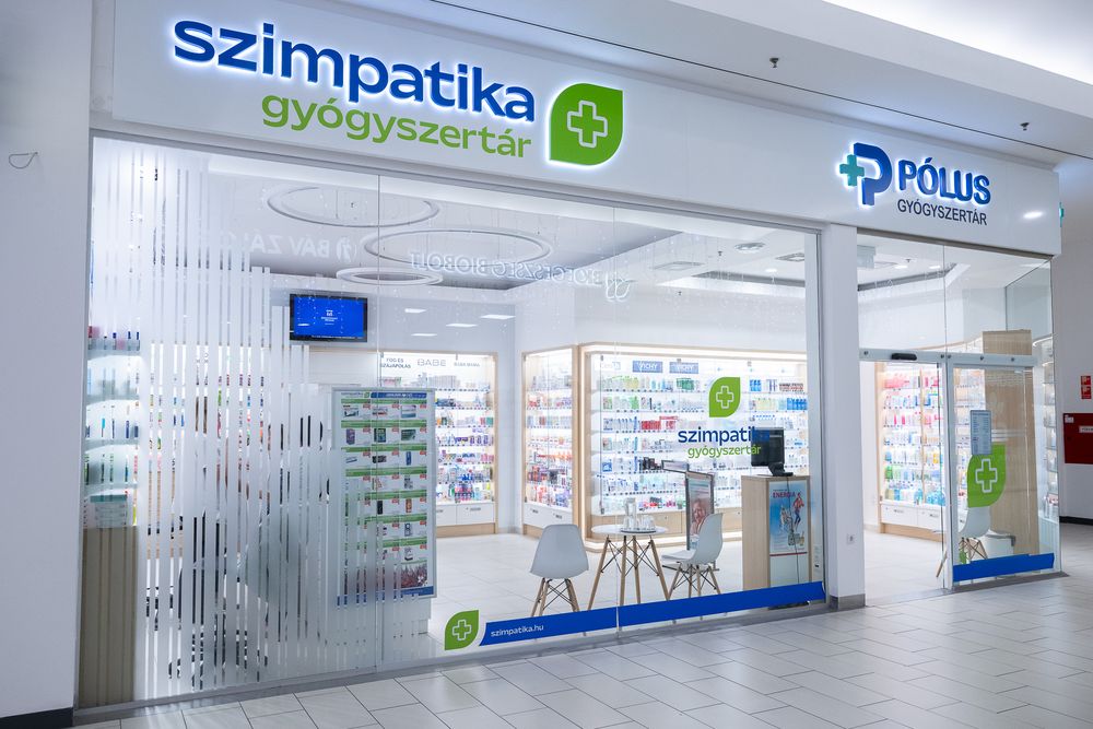 Pólus Patika Pólus center Földszint